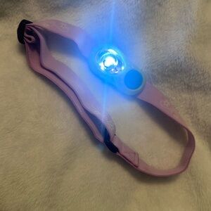 LED Headlamp with Adjustable Strap - Purple Tinkerbell